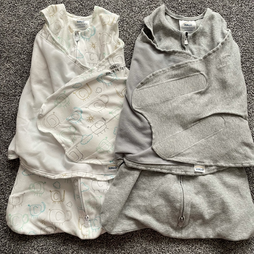 Halo sleep sack swaddles (2)